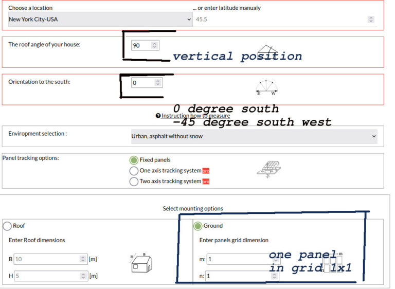 Solar panel setup on balcony